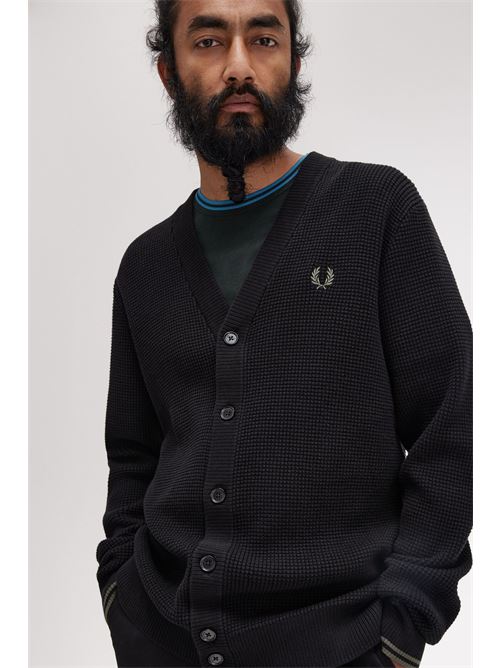 cardigan waffle Fred Perry | K6508102